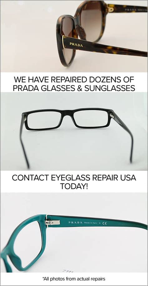 prada sunglasses repair.